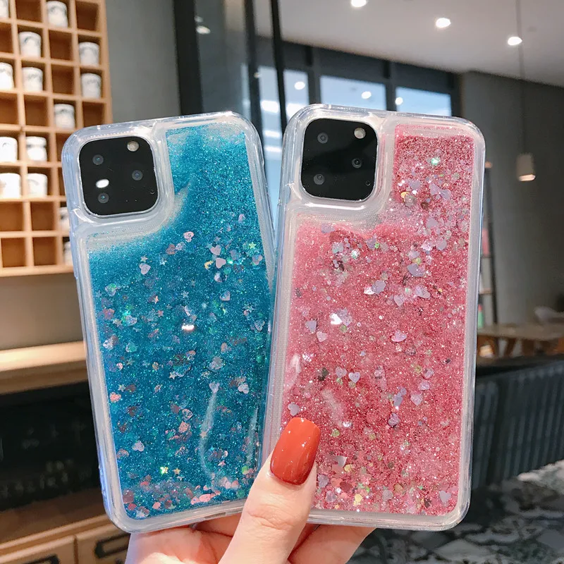 Dynamic Qicksand Glitter Liquid Case For Samsung Galaxy S20 ULTRA S10 S9 S8 Plus Note 20 10 9 8 Plus Soft TPU Silicone Cover