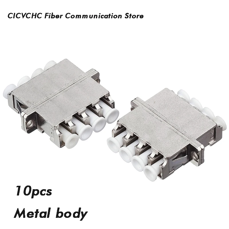 10 Pcs Lc Quad Adapter Met Metalen Body