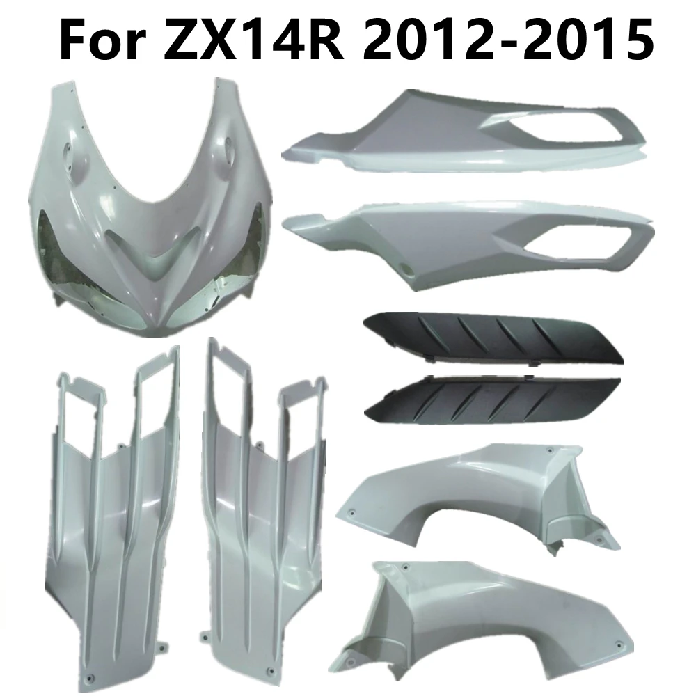Motorcycle 14R 12-13-14-15 Plastic Parts Components For ZX14R 2012-2013-2015 Unpainted Bodywork Fairing Pack Left and Right