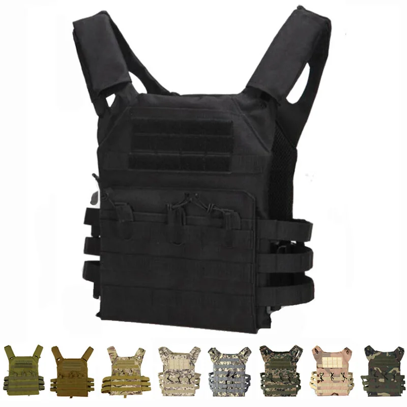 Army Airsoft Gear Tactical Vest Military Equipment Body Armor Shooting Hunting Paintball War Game Plate Carrier Protective Vest