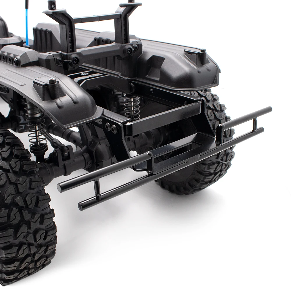 KYX paraurti anteriore e posteriore in acciaio duro per 1/10 RC Crawler Traxxas TRX-4 TRX-6 G63 G500