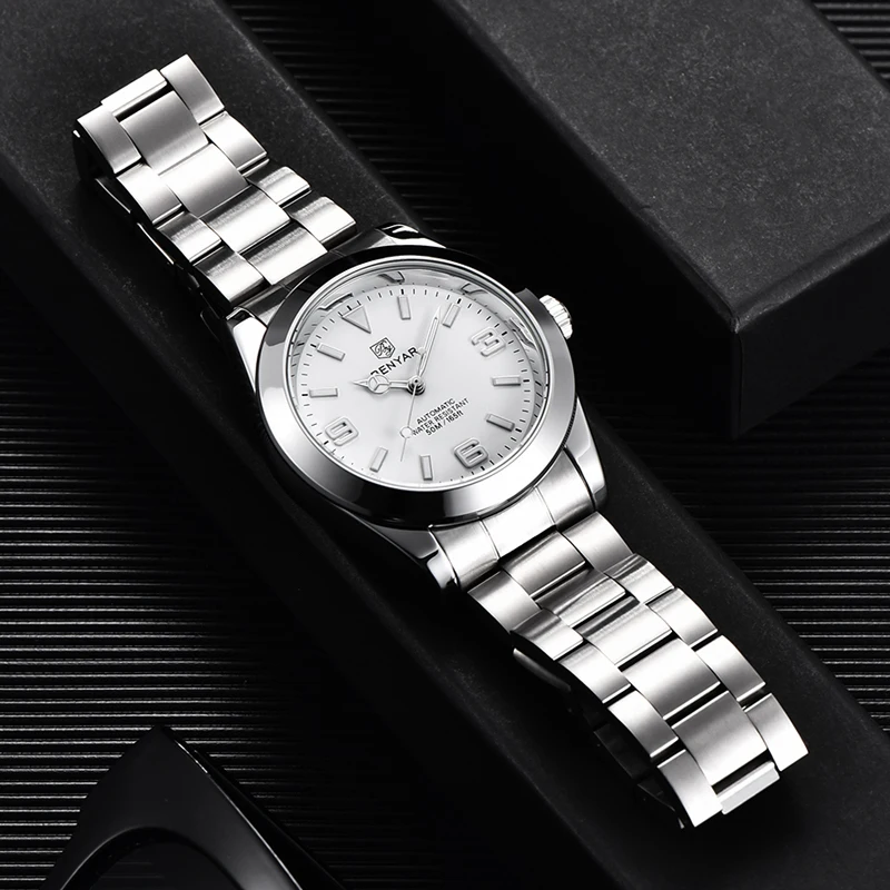 Men\'s Watches BENYAR Top Luxury Brand Men Mechanical Automatic Watch For Men Sport Business Stainless Steel Relogio Masculino