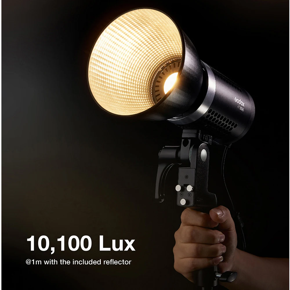 Godox ML60Bi Bi-color 60W portátil LED luz de vídeo CRI96 + 2800K-6500K modo silencioso suporte fonte de íon-lítio iluminação de preenchimento de fotos