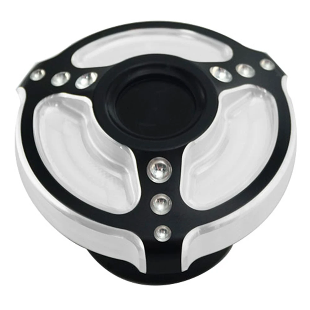 Motorcycle CNC Aluminum Decorative Oil Cap Fuel Gas Tank Cover Fits For Harley Sportster XL 48 883 1200 Touring FLHR Dyna Softai
