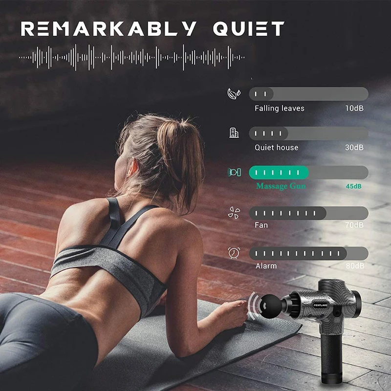 Massage Gun Deep Body Massager For Muscle Pain Relief Exercising Body and Relaxation Slimming Shaping Massager