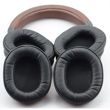 Sheepskin สําหรับ Audio-Technica ATH-MSR7 M50X M20 M40 M40X SX1 หูฟังเปลี่ยนแผ่นรองหูฟังอุปกรณ์เสริมฝาครอบหูถ้วย