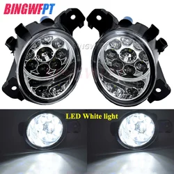 2PCS Foglights Driving Lamp Fog Lights Headlight For Renault Clio 2 3 Symbol Master Laguna Grand 1998-2015 LED Fog Light Halogen