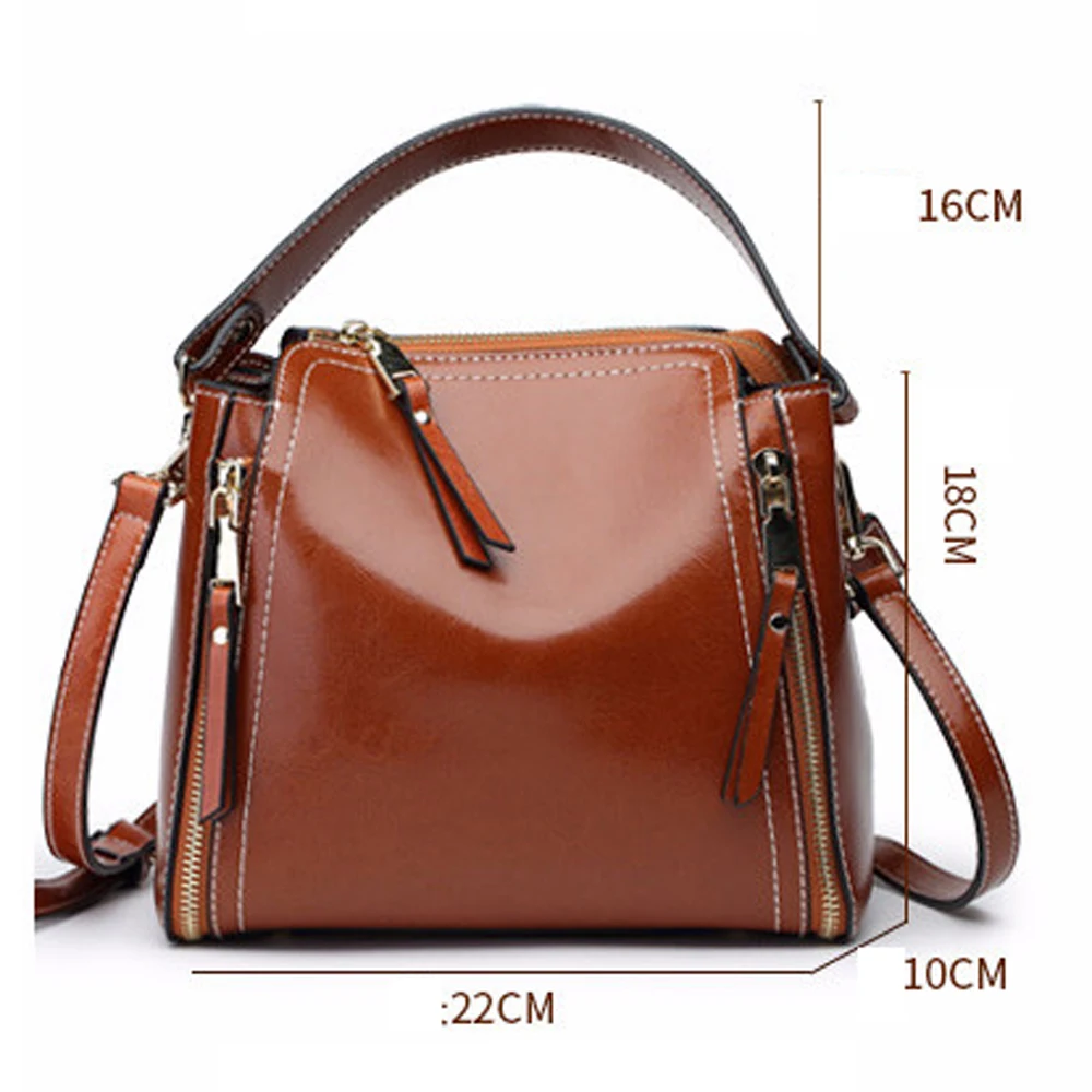 High Quality Luxury Personality Women Bags Han Edition Real Cowhide Joker Style Restoring Ancient Ways Lady  Shoulder Bags