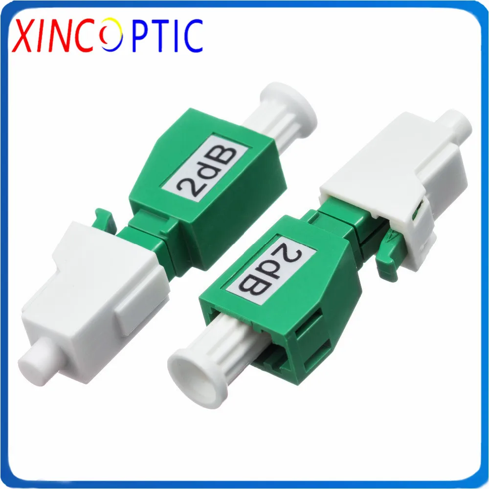 

40Pcs LC/APC Single Mode Simplex 1dB 2dB 3dB 5dB LCAPC SM SX Female-Male Plug Type Fiber Optical Attenuator Attenuater Connector