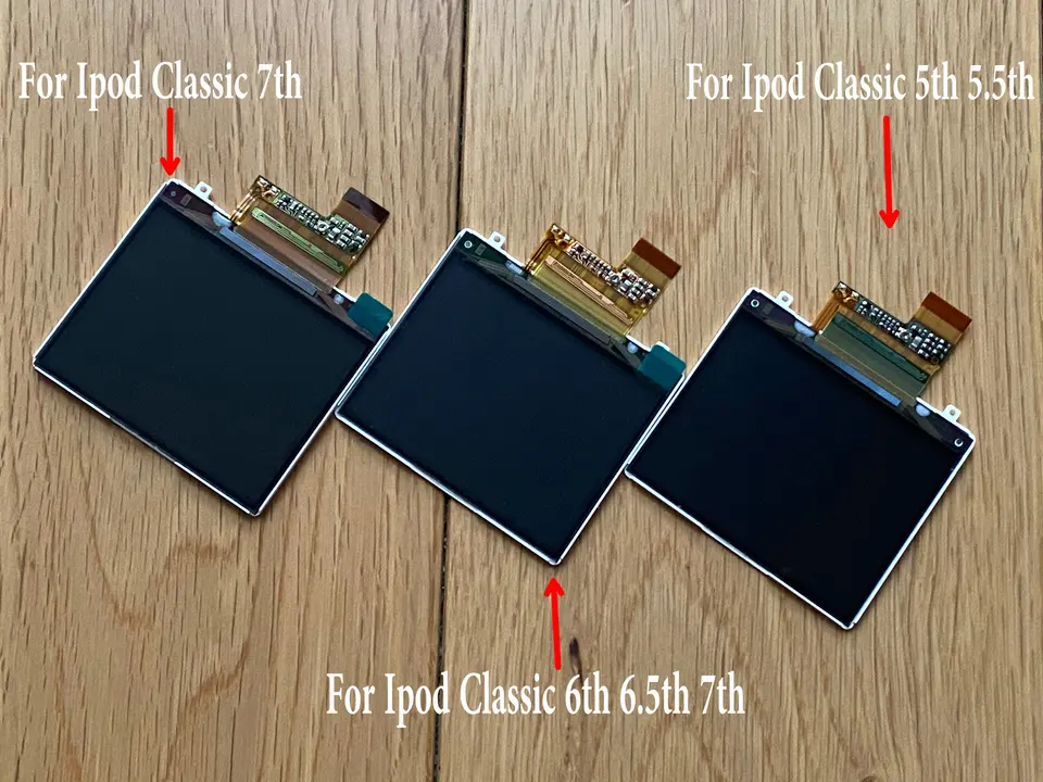 交換用 LCD スクリーン Apple iPod classic 5th 5.5th 6th 6.5th 7th