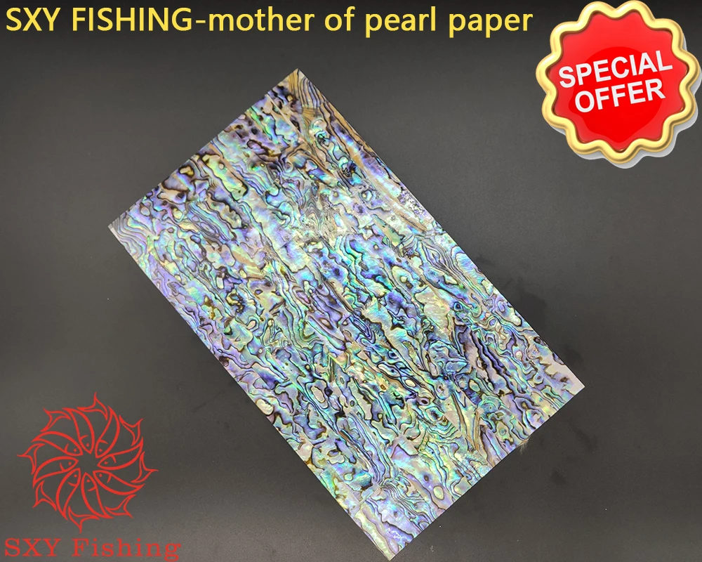 

SXY FISHING Natural shell mother of pearl paper Abalone shell paper Manicure products Advanced decorative products