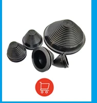 1/10p einseitige Gummitüllen zum Schutz, Ring15/17/20/22/25/27/30/32/35/40/45/50/70 mm, geruchlose Gummidichtung zum Schutz des Drahts – Detail 8