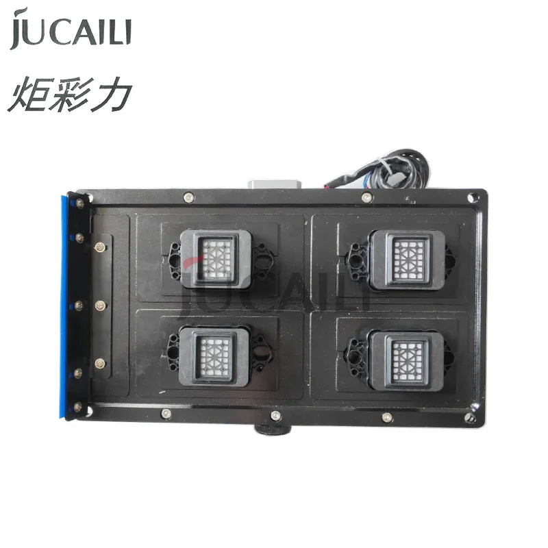 Jucaili Ổn Định Máy In Xp600 4 Đầu Nâng Gắn Mũ Ga Đầu Lắp Ráp Đơn Động Cơ Tự Động Mực Ngăn Xếp