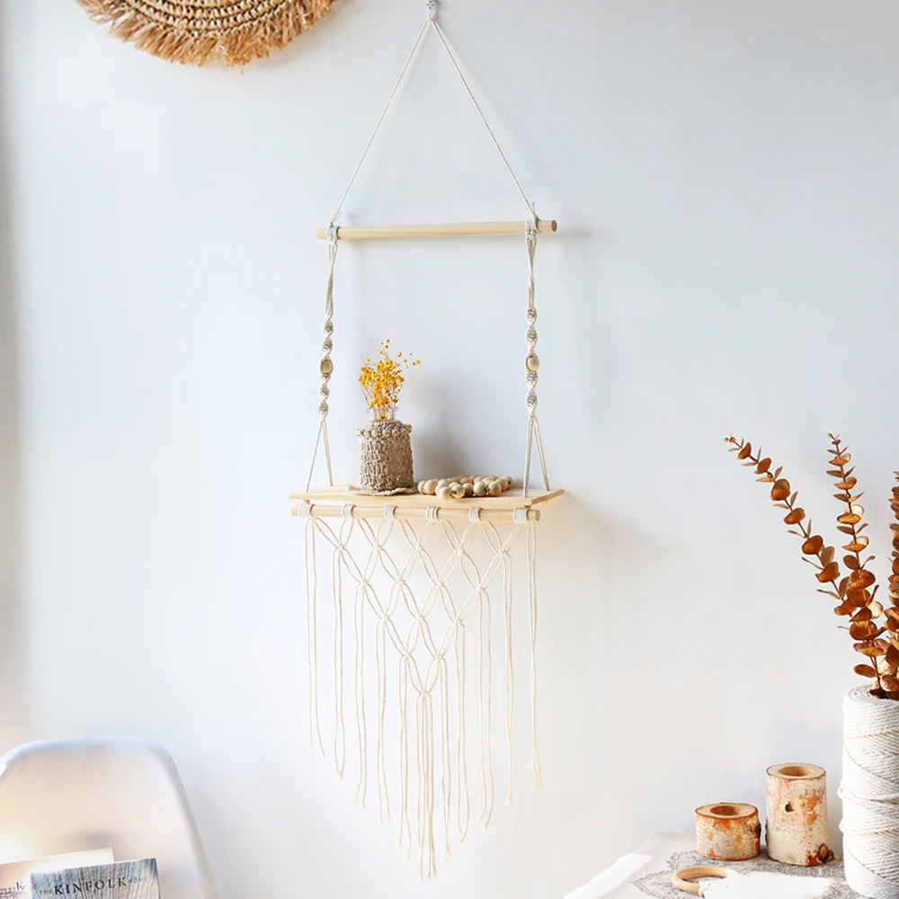 Mensole sospese in macramè a d - Home Decor Modern Organic recensione e prezzo