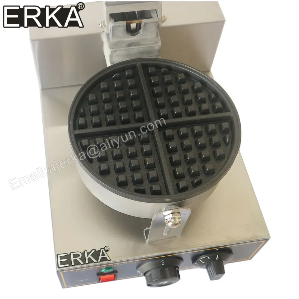 ERKA electric waffle maker Single-head waffle oven Lattice cake maker Scones maker Baking pan Nonstick pan waffle