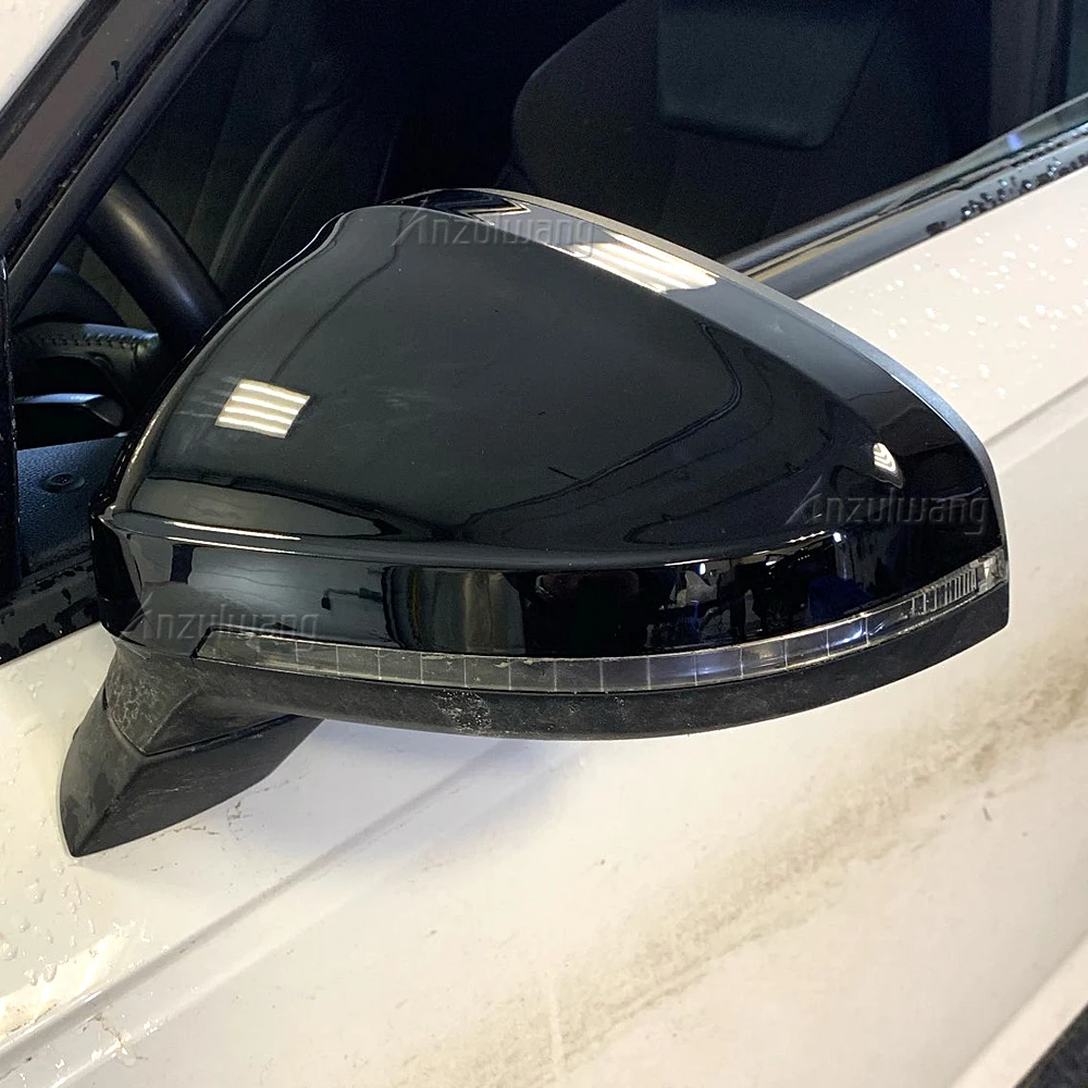 

Carbon black Side Rear View Rearview Mirror Replace Cap Cover For Audi A4 S4 RS4 B9 2016 -2020 A5 S5 RS5 8W6 Car Styling