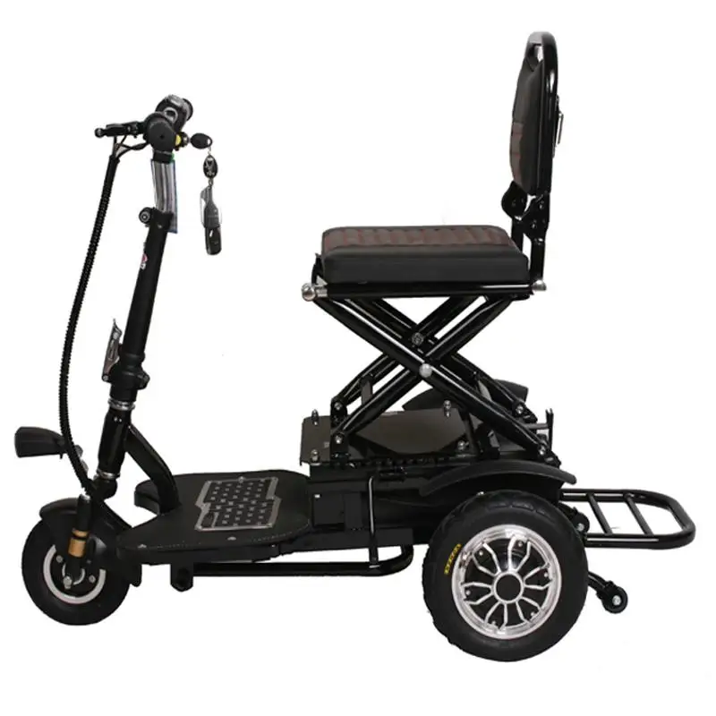 8 Inch Tricycle Scooter Electric Elderly Three Wheels Electric Scooter 350W 48V Portable Electric Scooter For Disabled