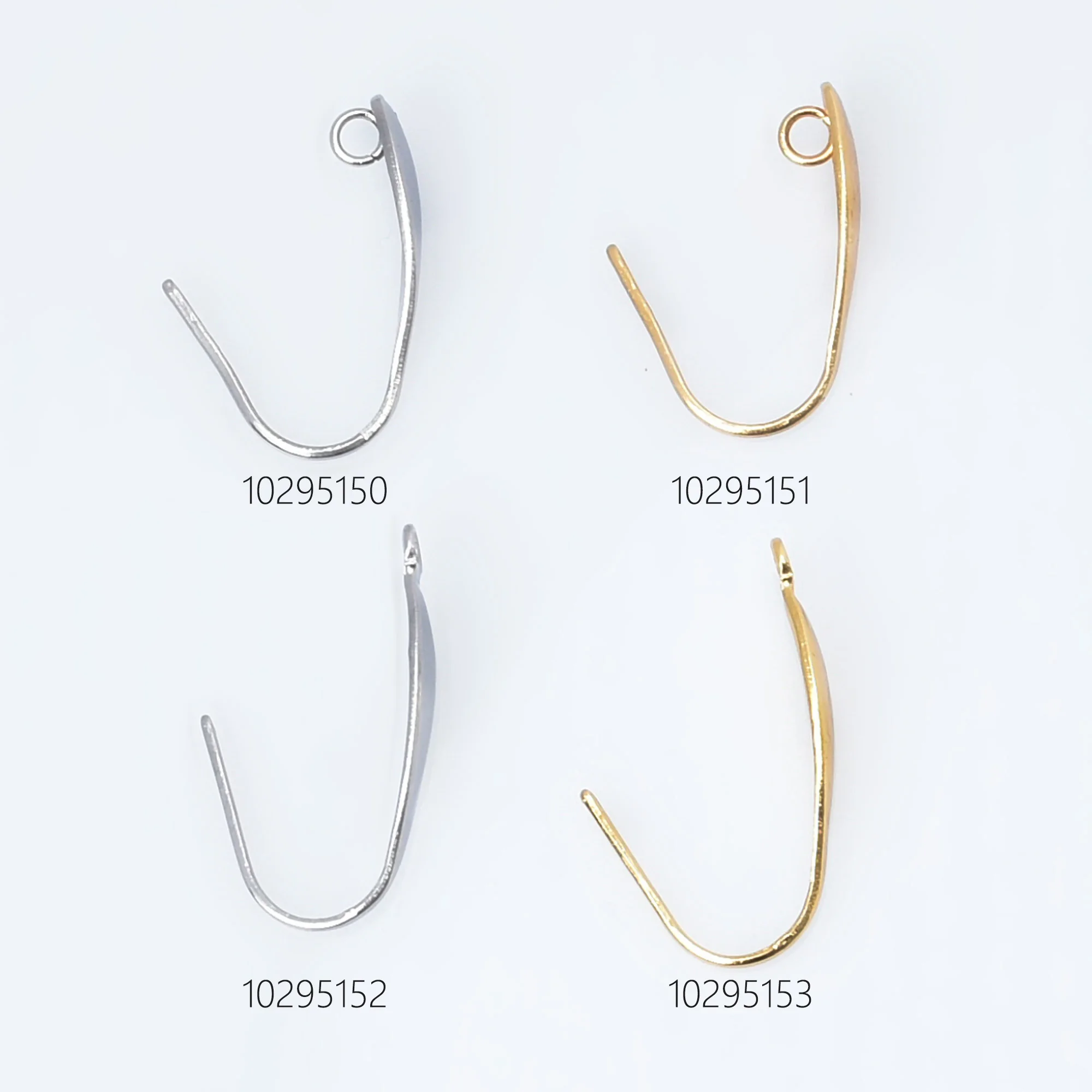 Stainless Steel Earring hooks Fish Hook Ear Wires Earring Findings Jewelry Supplies 20pcs