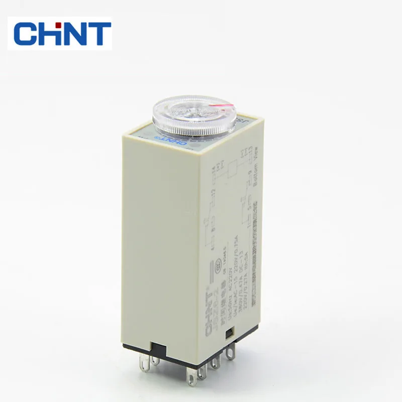 

Original CHINT JSZ6-4 JSZ6-2 H3Y-4 H3Y-2 Power On time Delay Relay DC 24V AC 220V 1S 5S 10S 60S 1Minute Switch 8 14 pin