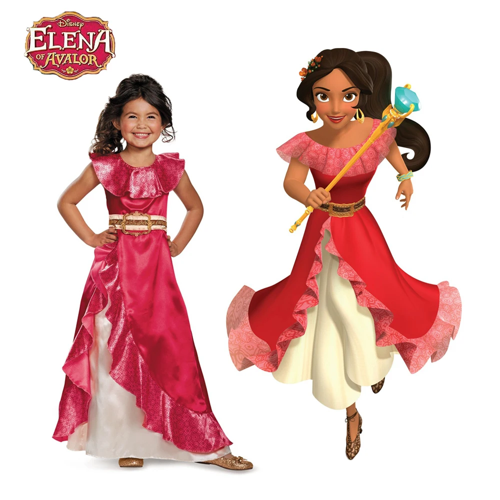 New Latin girls Princess Elena cosplay TV suit Elena avalor next adventure dress Halloween costumes