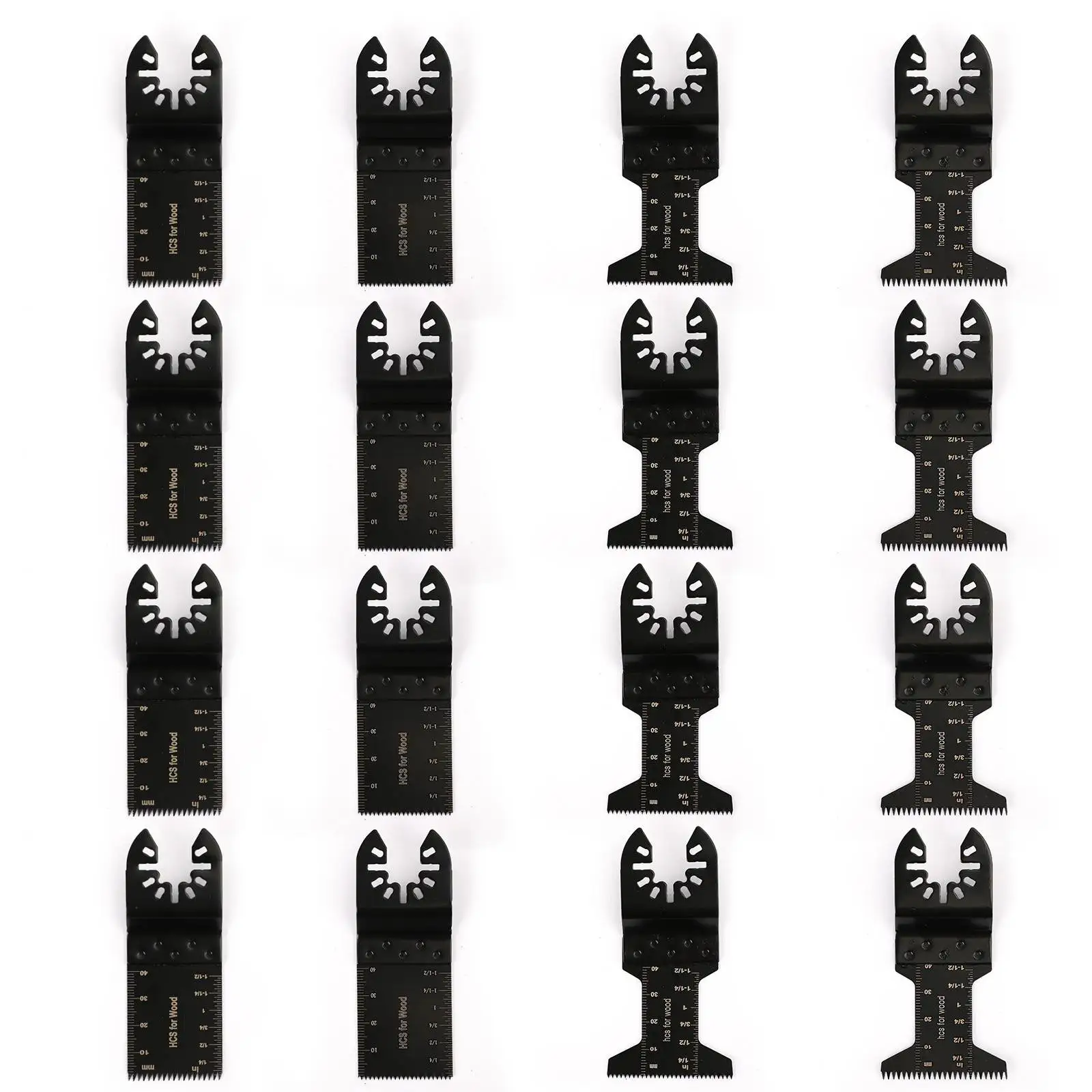 Areyourshop Oscillating Multi Tool MultiFunction Bi-Metal Precision Saw Blades Wood Cut Kit MultiTool For Renovator Home