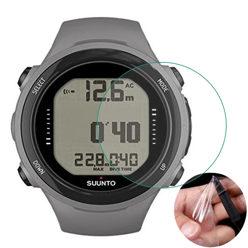 3 قطعة طبقة رقيقة واقية لينة واضحة الحرس ل Suunto D4i D6i نوفو ساعة الغوص GPS الرياضة Smartwatch واقي للشاشة غطاء (لا زجاج