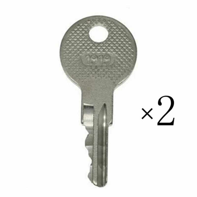 2pc key For E-Z-GO (1982-Up) Gas Electric Golf Cart Keys with 1919