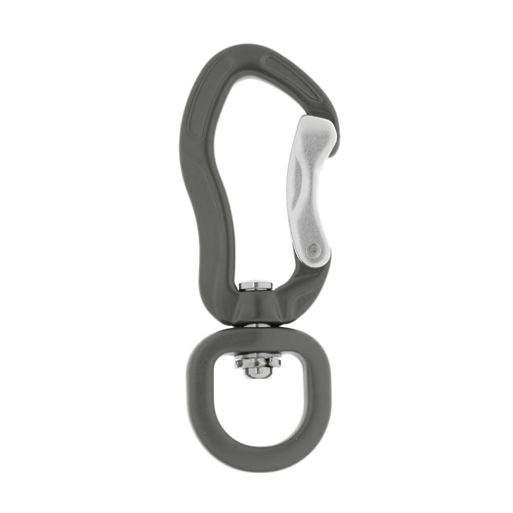 400KG Aluminum Swivel Eye Snap Hook Carabiner Camping Dog Lead Carabiner