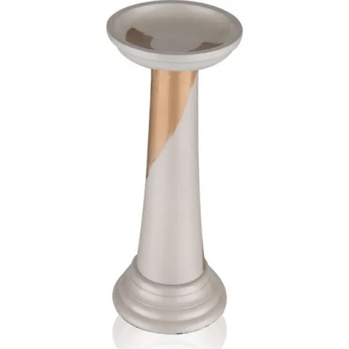 Porio Fancy White Candlestick 21x13 cm