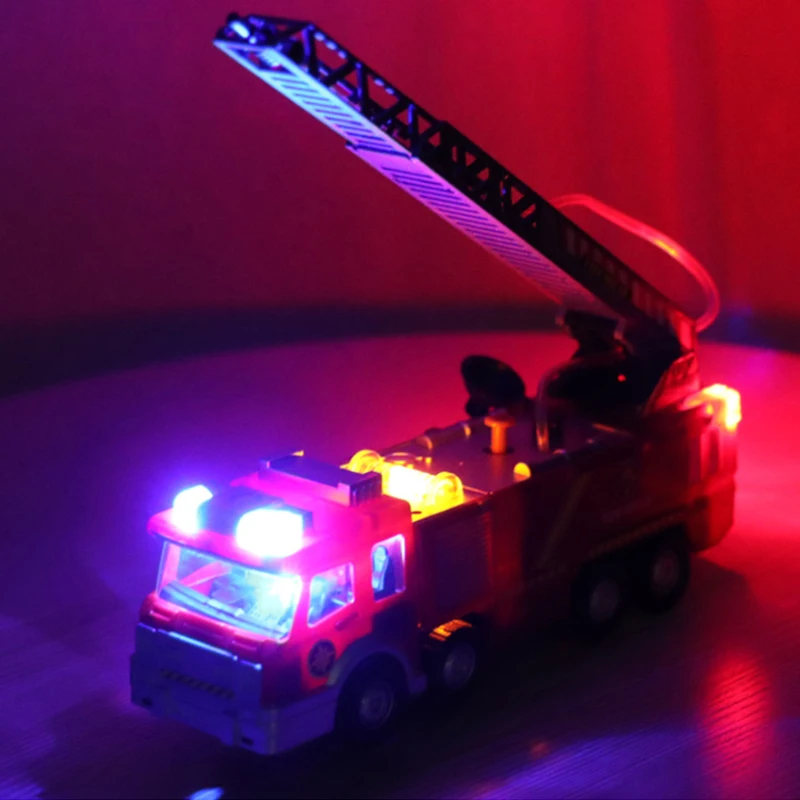 Brinquedos infantis, caminhão de bombeiros, jato de água, motor de bombeiros, brinquedos educativos, não tóxicos, com simulação de som e luz, caminhão de bombeiros da cidade