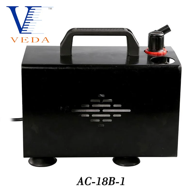 AC-18 Series Power Tools Portable Airbrush Spray Mini Air Compressor Professional Gravity Feed Dual-Action Piston Air Compressor