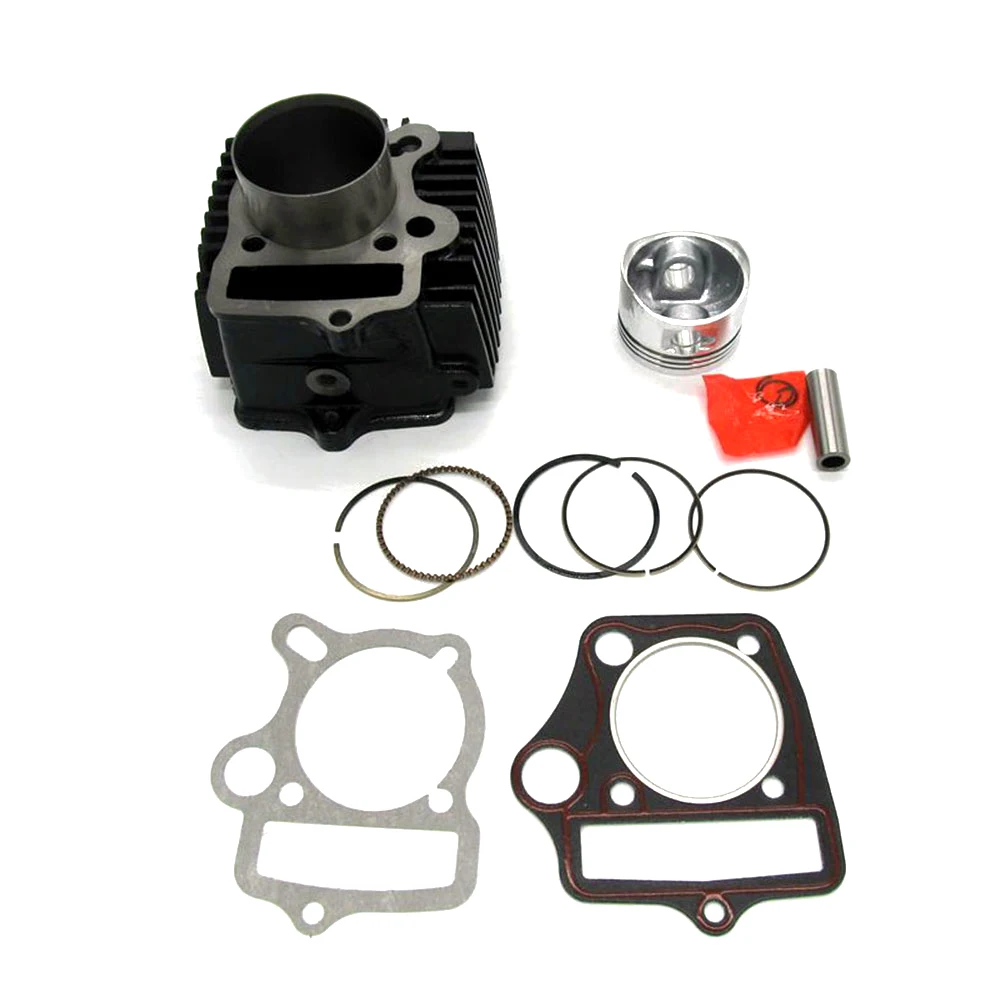 52mm Cylinder Body With Head Gaskets Pistons Kit Set For 110cc ATV Quad Dirt Pit Bike