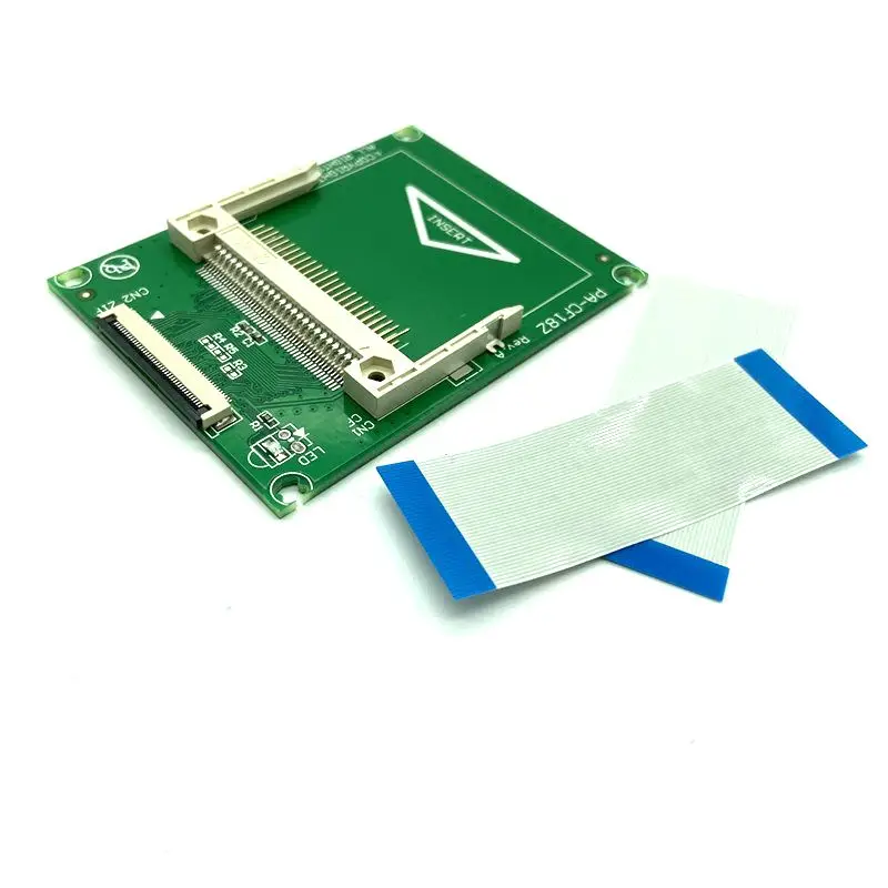 1.8 Compact Flash CF Memory Card to CE for Toshiba Ipod ZIF SSD HDD Adapter with 2 Cables