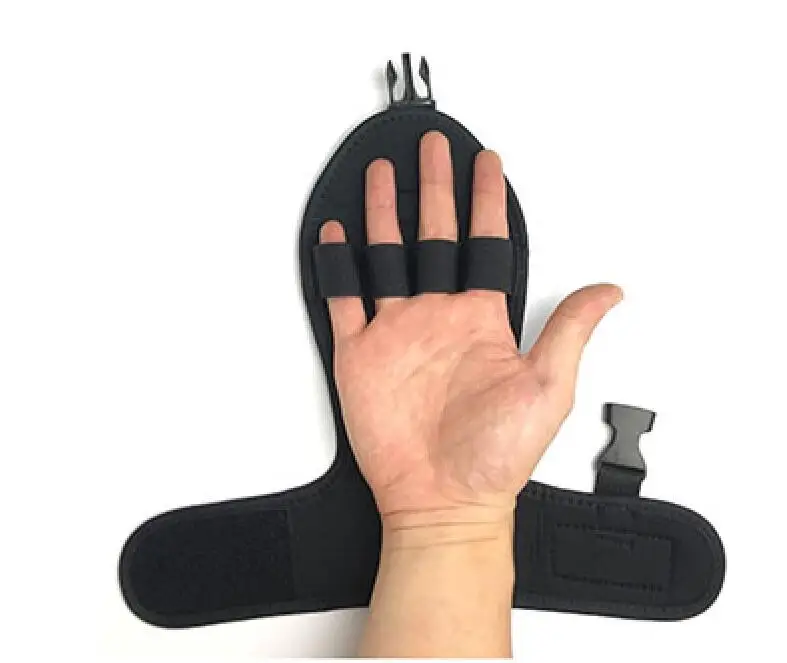 HANRIVER 1PC Rehabilitation Hand Brace Gloves Help stroke or Finger weakness patient to hold the handle of Physiotherapy Bike