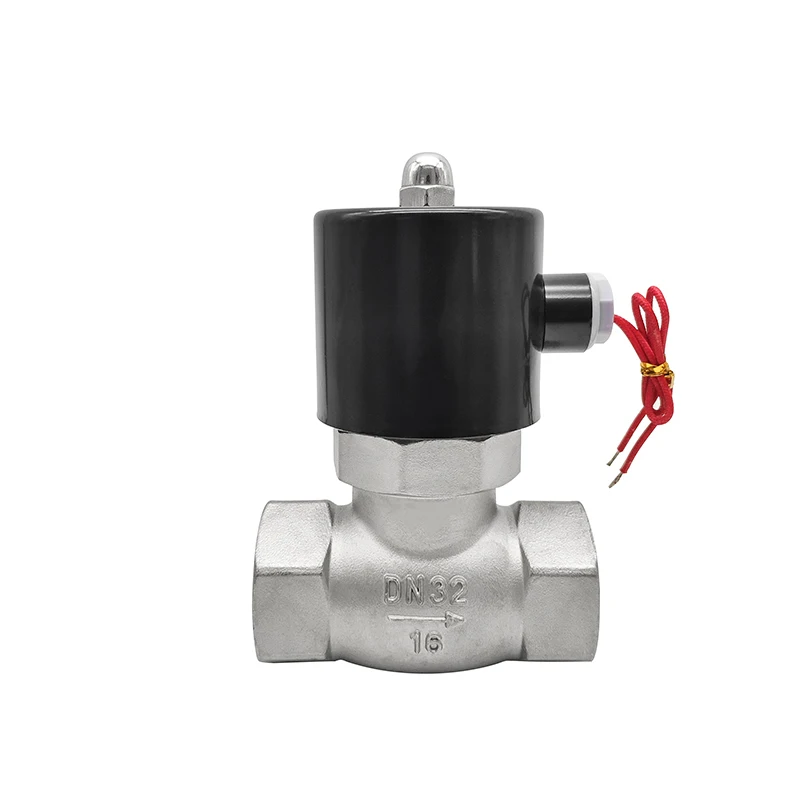 

1-1/4" 24 Volt Stainless Steel Steam Solenoid Valve Normally Closed Solenoid Valve 12V 220V 110V