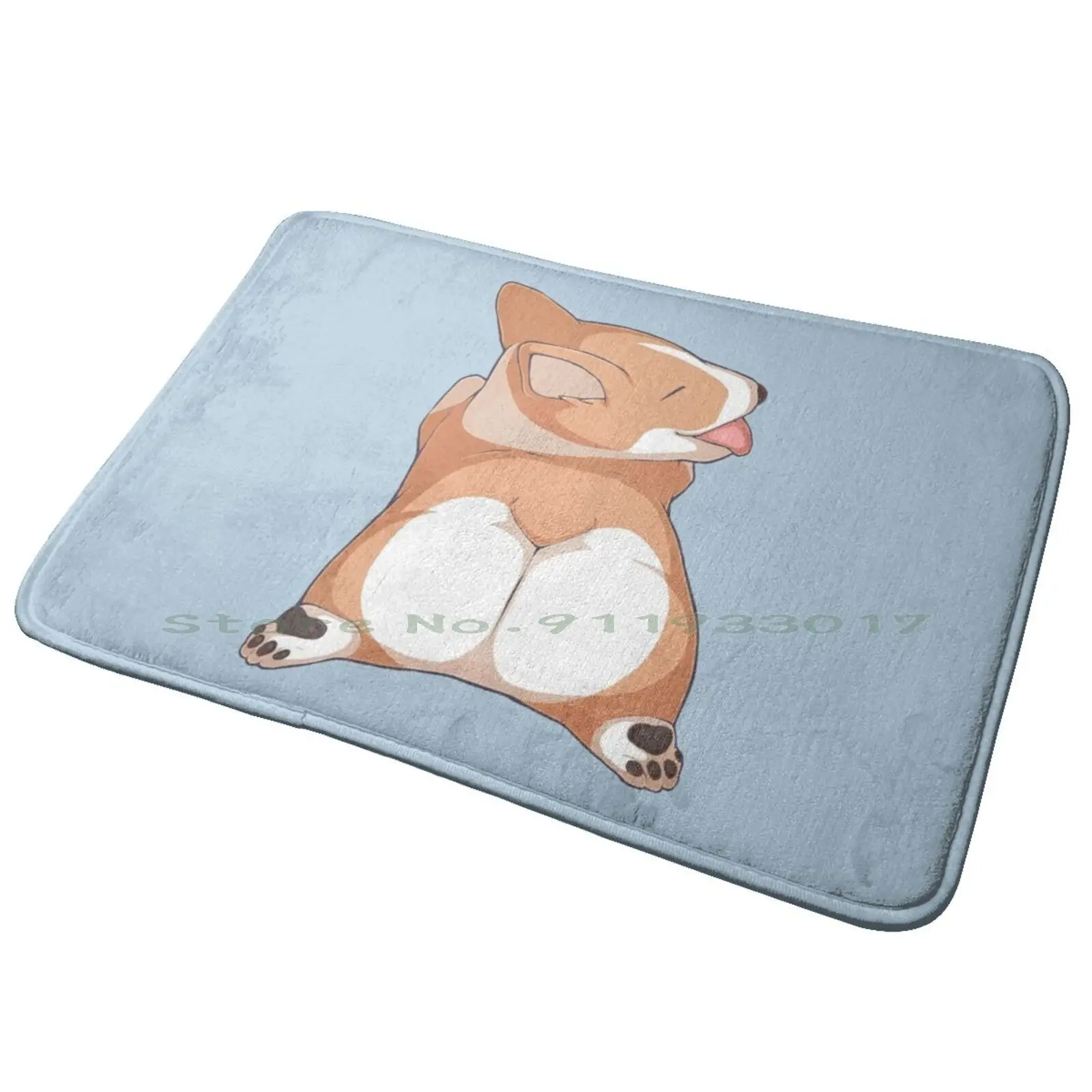 Cute Corgi Butt Entrance Door Mat Bath Mat Rug Miguel Oliveira Johan Zarco French Marquez Johann Zarco 5 Argentinia Flag Banner