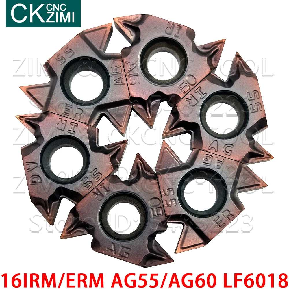 16IRM 16ERM AG55 LF6018 16IRM 16ERM, إدراج كربيد ، إدراج لولبة ، أداة قطع مخرطة معدنية CNC للصلب المقاوم للصدأ