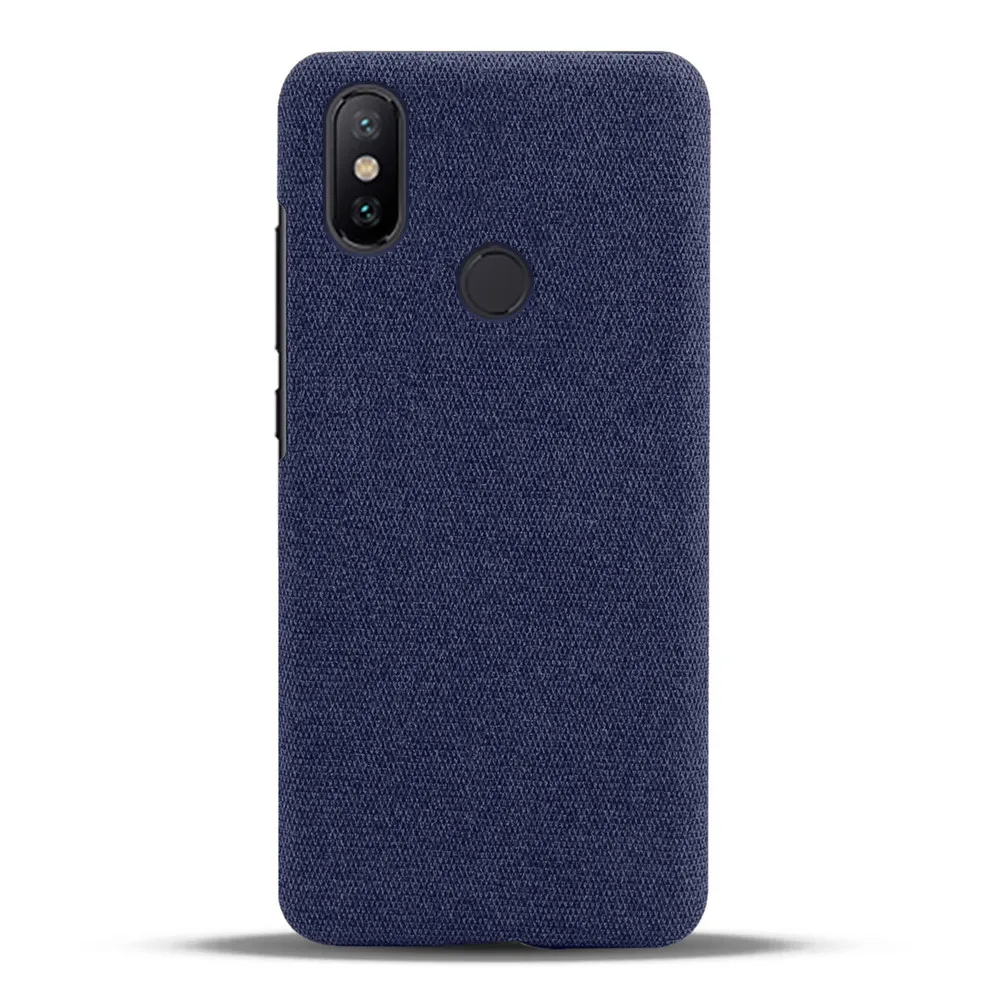 Etui na ubrania dla Xiaomi Mi 6X A2 etui wąska w stylu Retro tkanina twarda obudowa telefonu dla Xiomi Mi A2 6X MI6X MIA2 5.99 "M1804D2SG Coque Funda