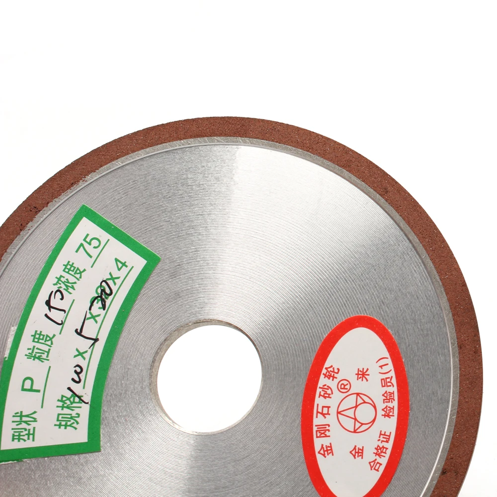 1 piece 100mm Flat Diamond Abrasive Grinding Wheel for Alloy Steel Ceramic Glass Jade CBN Grinding #150/240/320/400