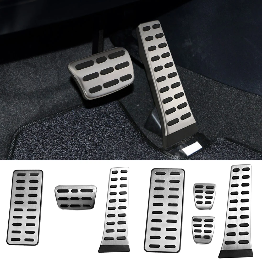 Sport Car Pedals For Hyundai Santa Fe 2 3 DM Veloster Grandeur Azera HG Equus Mistra Fuel Brake Footrest Pedal Cover Accessories