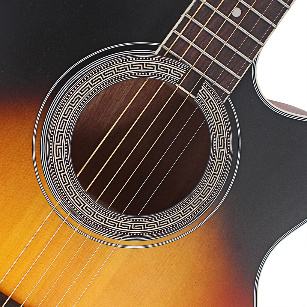 Acoustic Guitar Soundhole Rosette Wooden Inlay for Guitar DIY Maker