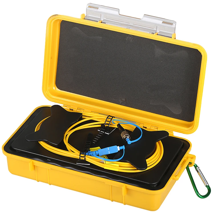 

OTDR Launch Cable OTDR Optical Fiber Tester SC/UPC-FC/UPC Test Extension Cable Optical Fiber Jump Box Single Mode 500m 1km 2km