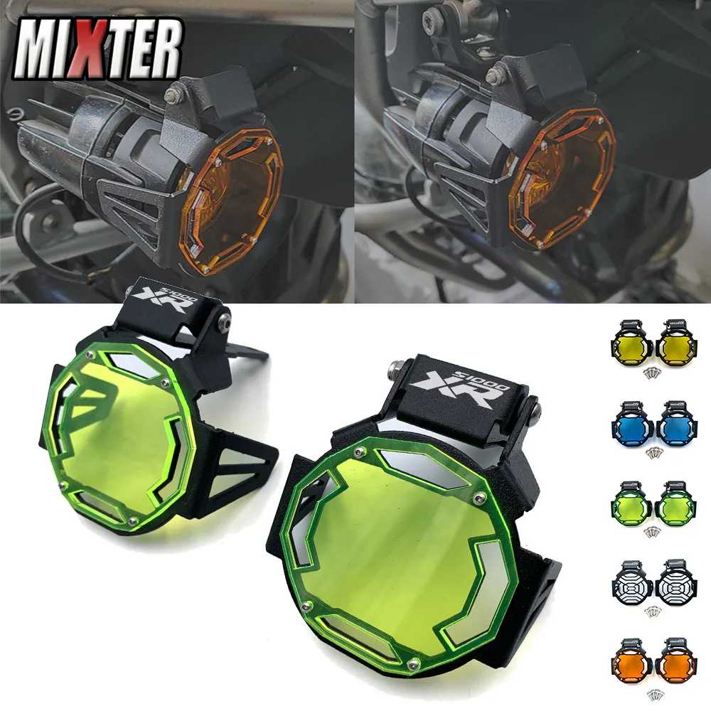 Motorcycle Accessories Flipable Fog Light Protector Guard Lamp Cover Shiled Kit Fits For BMW S1000XR S1000-XR S 1000 XR S1000 XR