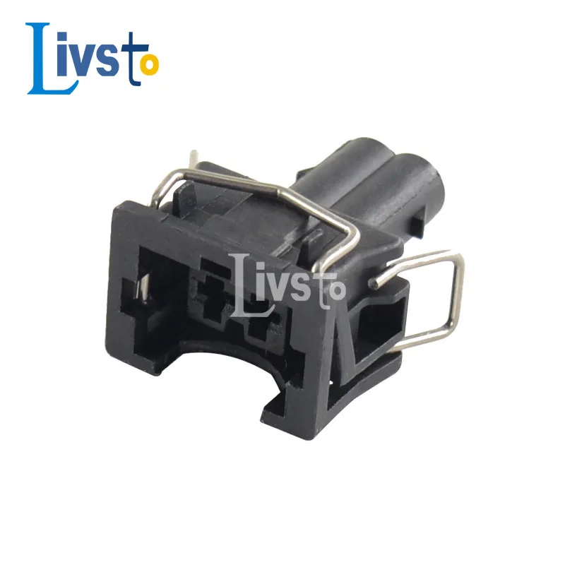 5 Sets 2 Pin Nissans Fuel Injector Sensor Black Connector Housing Female Plug Wiring Socket 829441-1 037 906 240