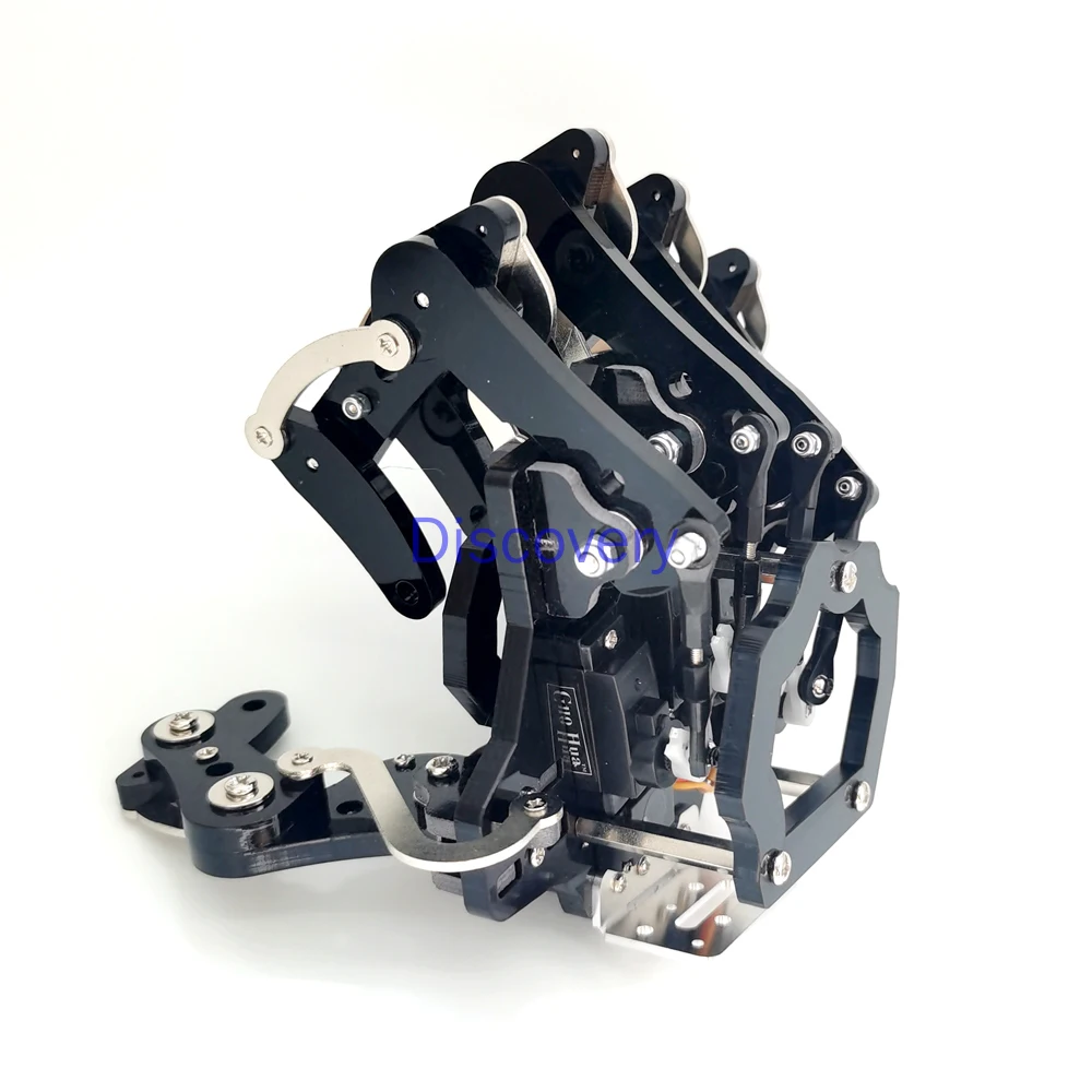 

5 Degrees of Freedom Claw Humanoid Robot Bionic Manipulator Palm/5 Small Steering Gear Manipulator Assembled Maker DIY