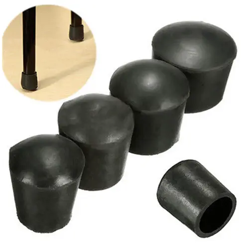 4 Uds. Gorros para patas de silla, almohadillas de goma para pies, cubiertas para muebles y mesas, tapones para calcetines, puntas de cubierta, protectores de suelo, pies niveladores, decoración del hogar