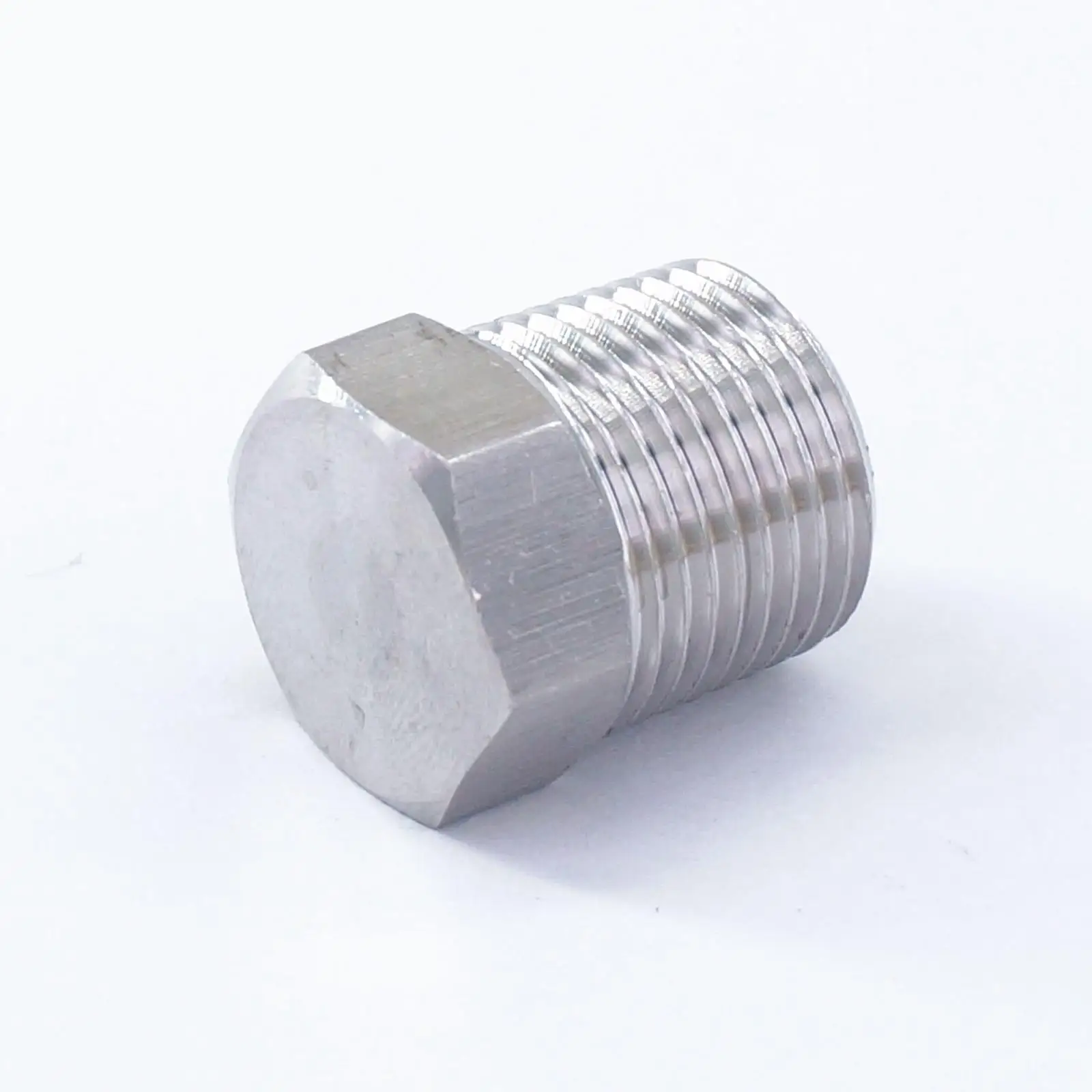 

780 bar 3/8" BSPT / NPT male End Cap 304 stainless steel Pipe Countersunk Plug hex head socket Pipe fittings