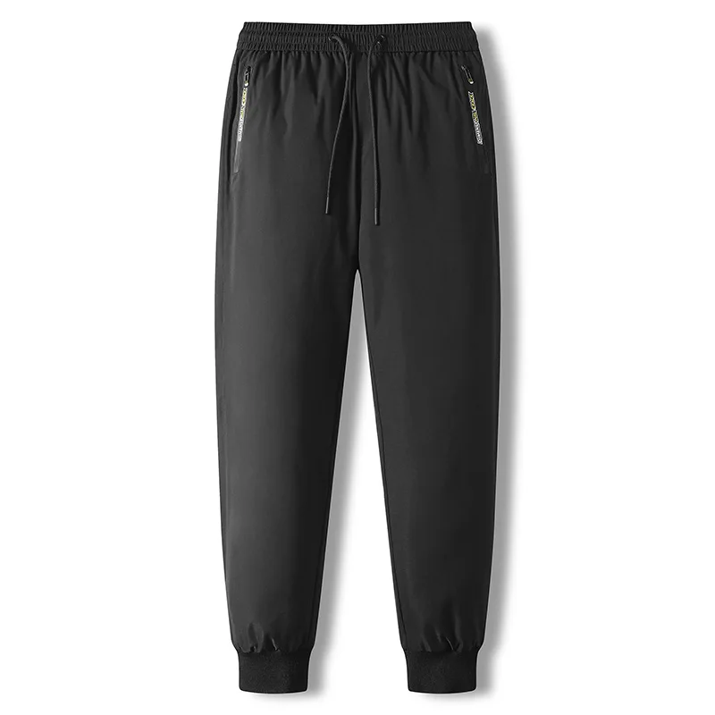 Pantalones de chándal de plumón de pato blanco para hombre, pantalones de chándal acolchados impermeables, Joggers de camuflaje, pantalones largos gruesos y cálidos, 8XL, Invierno 90%