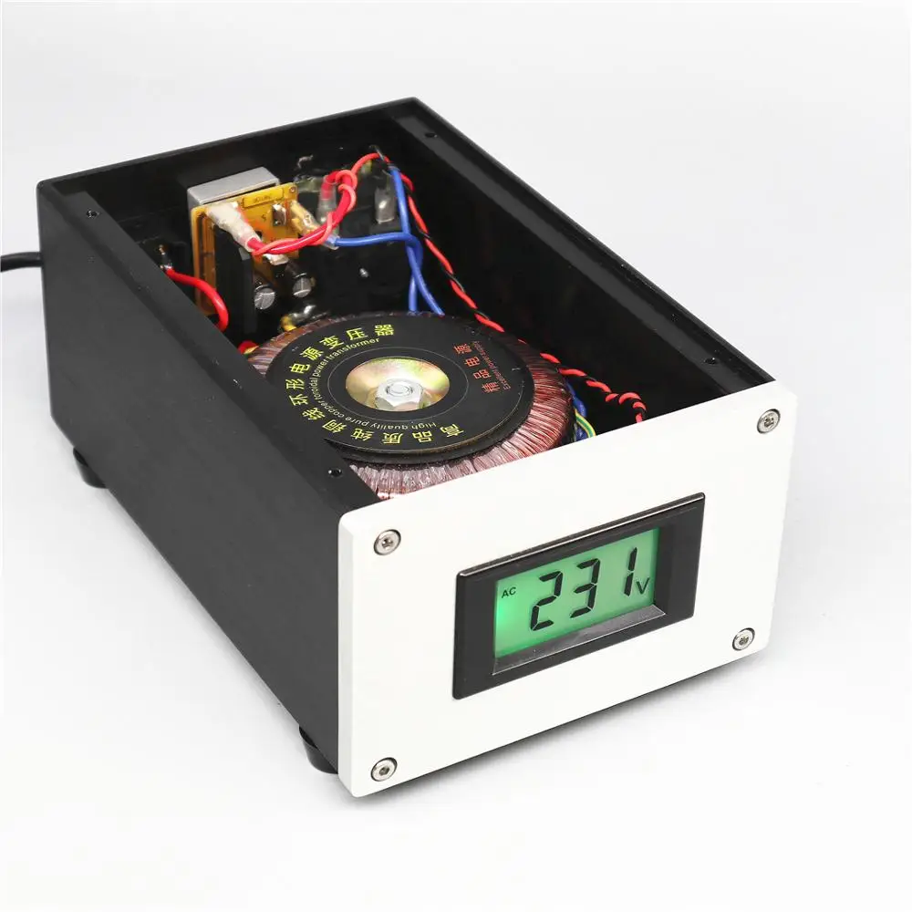 EU 200VA Toroidal balanced isolation transformer 200W AC isolation power supply processor With 1 EU outlet socket