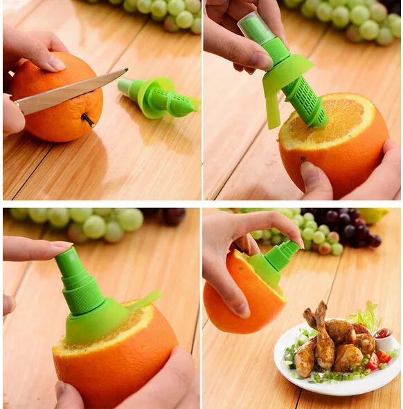 1PC gadget creativi spruzzatore di limone succo di frutta Spray di agrumi utensili da cucina accessori da cucina